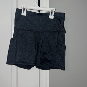 Size XS Lululemon shorts black and white or possibly charcoal